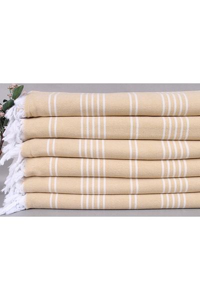 Kayra Export بيكيه خردل 180x240 سم غطاء قطن بيكيه رقيق