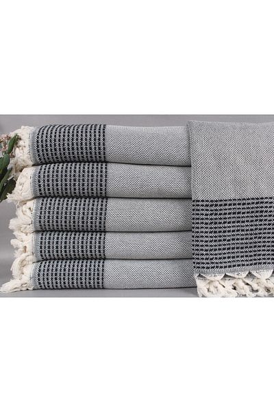 Kayra Export بيكيه أزرق داكن 230x240 سم قطن بيكيه غطاء سرير كبير الحجم غطاء ديكور