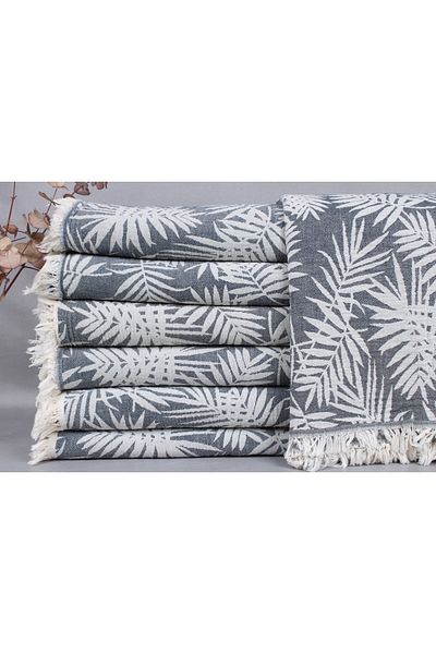 Kayra Export مفرش سرير من القطن بيكيه باللون الأزرق الداكن مقاس 200 × 250 سم، غطاء ديكور متوسط السُمك