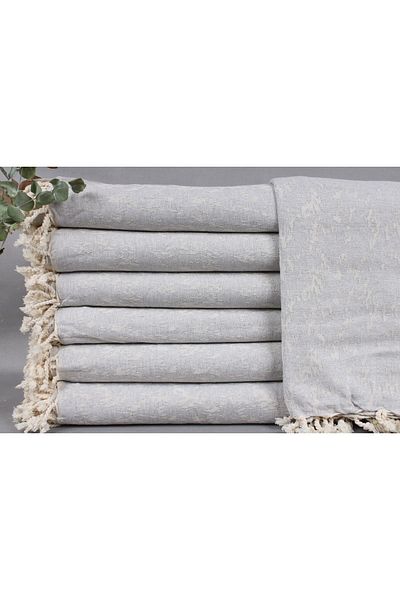 Kayra Export بطانية بيكيه قطنية رفيعة مقاس 180x235 سم