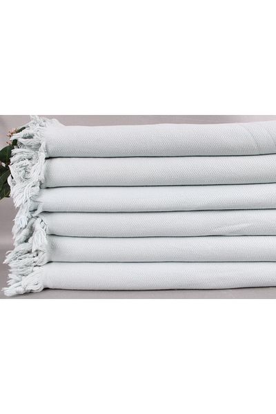 Kayra Export Pike Mint 175x220 Cm Cotton Thin Pique Blanket