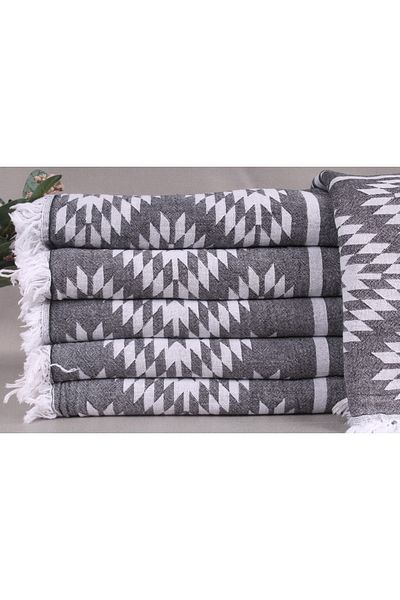 Kayra Export بيكيه أسود 140x210 سم قطن بيكيه غطاء رقيق