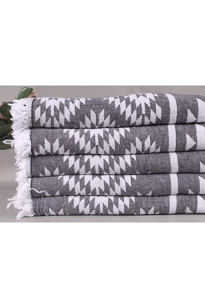 Kayra Export بيكيه أسود 140x210 سم قطن بيكيه غطاء رقيق