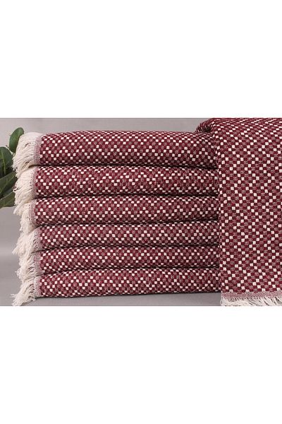 Kayra Export Claret Red Special Wedding Gifts, Pique, 170x190 cm Cotton Cover, Seat Cover, Shower Curtain Cover,