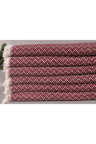 Kayra Export Claret Red Special Wedding Gifts, Pique, 170x190 cm Cotton Cover, Seat Cover, Shower Curtain Cover,