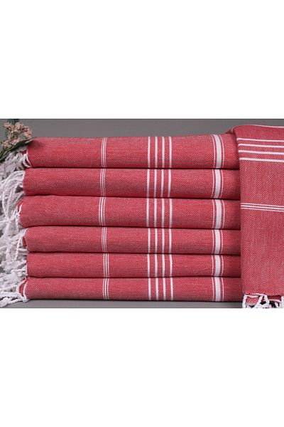 Kayra Export Pique Red 160x220 Cm Cotton Pique Thin Blanket