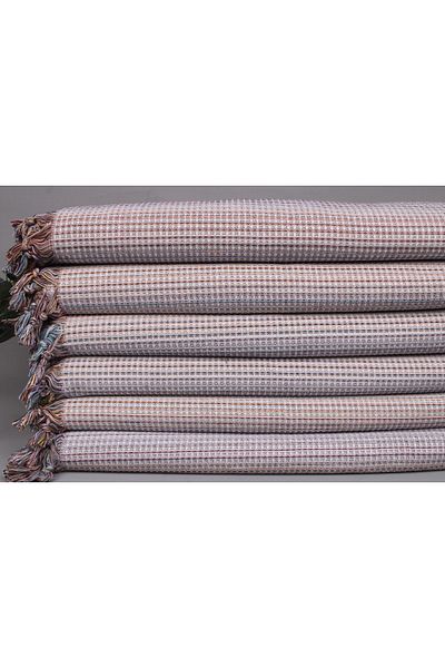 Kayra Export Pike Light Gray 200x230 Cm Cotton Cover Bedspread Sofa Cover