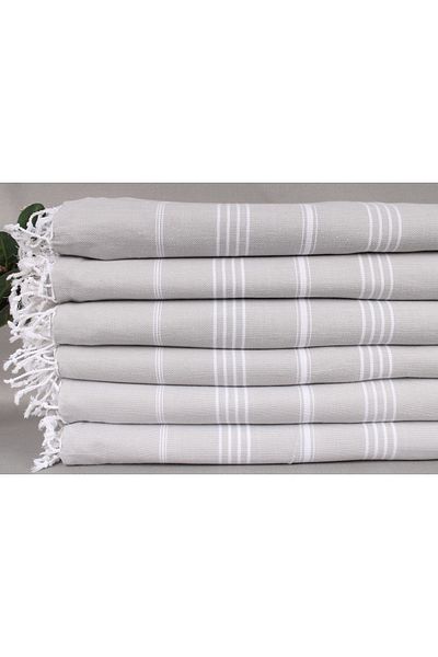 Kayra Export Pique Light Gray Pique 200x240 Cm Cotton Thin Blanket