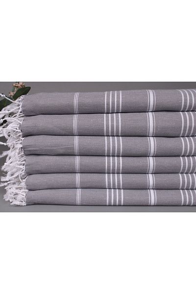 Kayra Export Pique Dark Gray 160x220 Cm Cotton Pique Thin Blanket