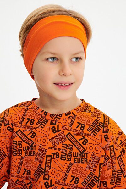 Babygiz Tricou supradimensionat pentru băieți, 100% bumbac, cu model portocal...