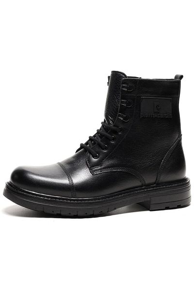 Pierre Cardin 381800   Ανδρικές μαύρες χειμερινές μπότες με φερμουάρ