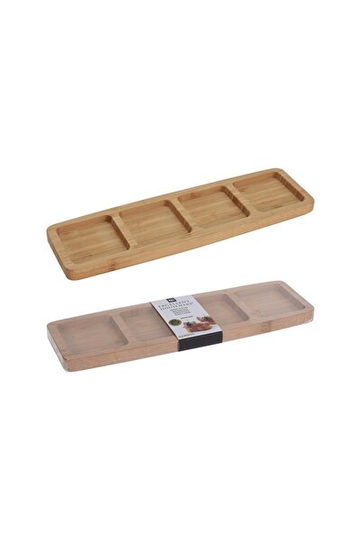 BOYNER EVDE 4 Bölmeli Bambu Servis Tabağı
