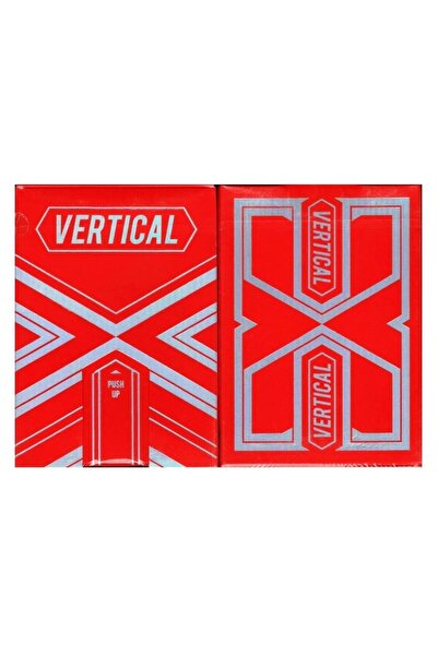 OyuncaklarÜlkesi ورق لعب TWPCC Vertical Red Cardistry إصدار محدود من بطاقات ا...