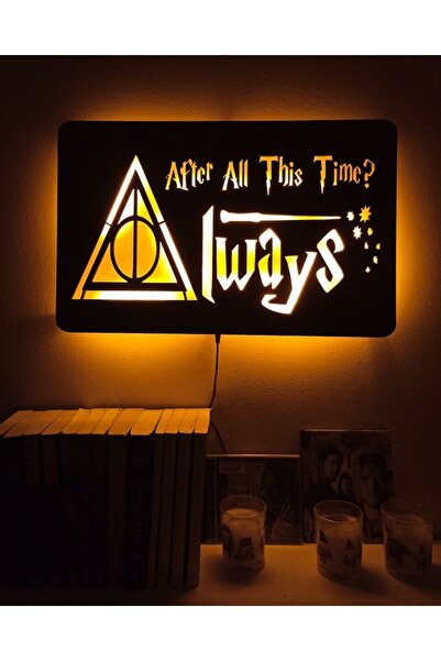 FOREVHOME Severus Snape Always Harry Potter Led Işıklı Tablo