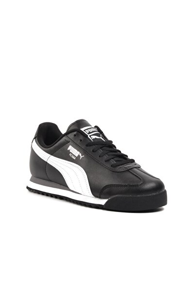 Puma Roma Basic 354259 Siyah-Beyaz-Gümüş Unisex Sneaker
