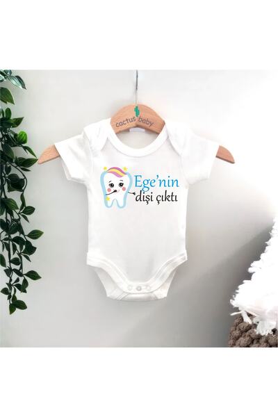 CACTUS COLLECTION Cactus BABY DİŞ PARTİSİ DİŞ BUĞDAYI DİŞİM ÇIKTI YAZILI BODY...
