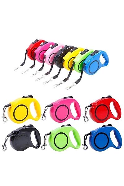 Vi Caro ''Roller Automatic Stripe Walking Dog Collar 5 Meter Collar''