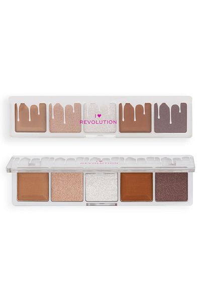 I HEART REVOLUTION White Vanilla Cream Mini Chocolate Shadow Palette