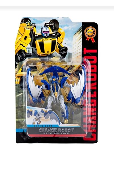 Erdem Oyuncak Transrobots Do?nu?s?en Robotlar Beyaz-Mavi