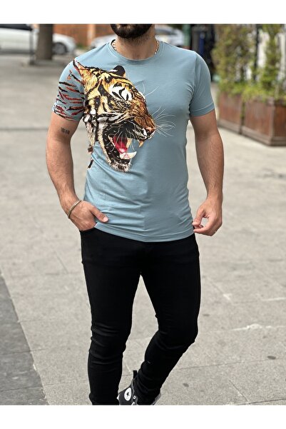 rvs moda figür baskılı tişört