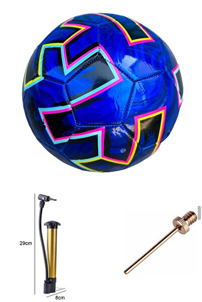 ULTIO كرة قدم عالية الجودة، كرة مطابقة 320 جرام، مُخيطة آليًا، بنمط مشرق مناس...