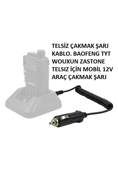 Axe Tools BAOFENG UV5RA 12V Araç İçi Şarj Kablosu
