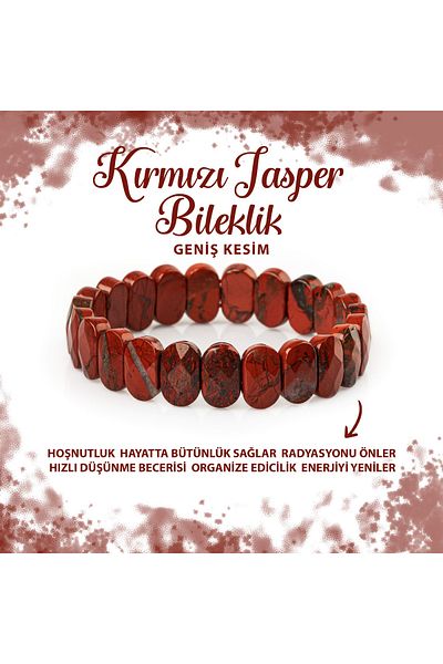 Deniz Doğal Taş Dragon Natural Stone Wide Cut Bracelet