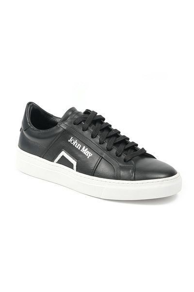 John May Tenis pentru bărbați AG- 23020-2 John May Antique Black+Antique White