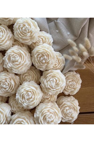 By Sirin Yıldız Şakayık Mum 10 Adet