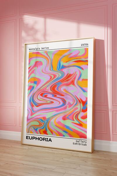 Vinca Prints Aura Poster Estetik Duvar Tablosu,