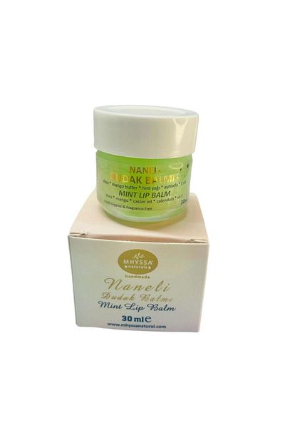 GRAFİS Nourishing & Repairing Natural Mint Lip Balm / nourishing Natural Mint Lip Balm (30ml)