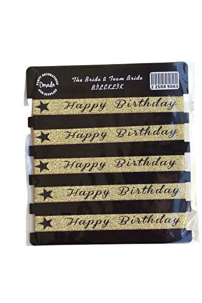 Larenya Happy Birthday Yazılı Bileklik