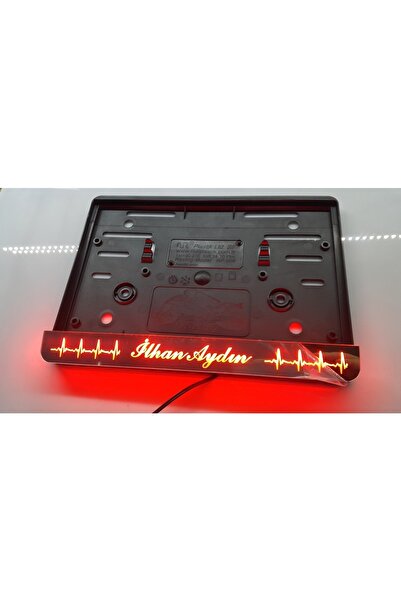 kuzutech Motosiklet Işıklı Plakalık Krom Görünümlü Gerçek Pleksi Lazer Kesim ...