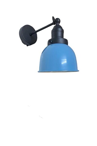 Dylight الرجعية المعادن الزخرفية ريفي البهلوانية الأزرق المفصلي الجدار الشمعدان