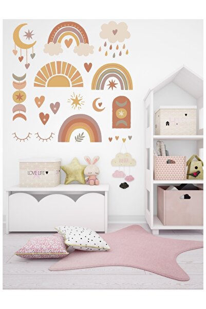LİPYOS Curcubeu, Nor, Aydede Autocolant decorativ pentru camera bebelușului p...
