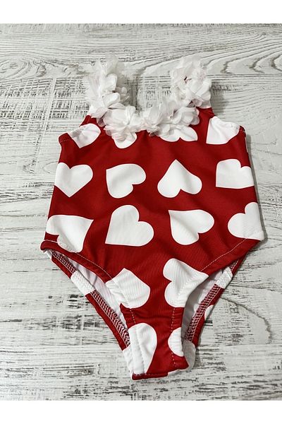 Pukka Boz Heart Patterned Swimsuit