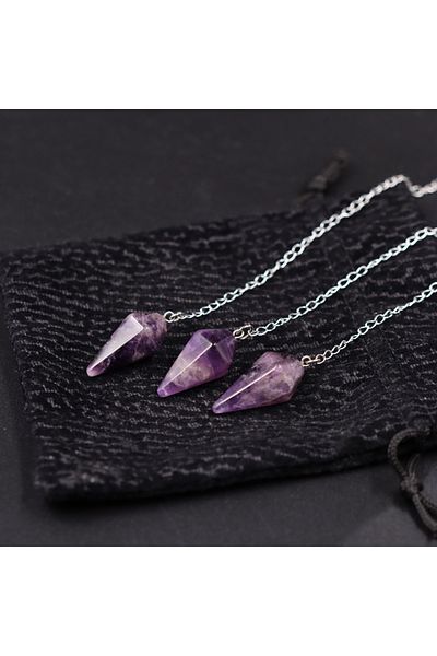 MYTAKIAĞACIMFH Amethyst Stone Natural Stone Pandula Pendulum