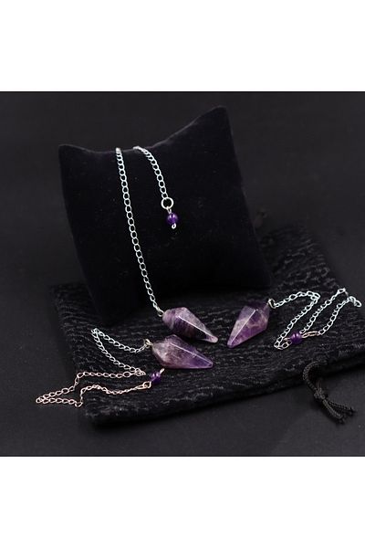 MYTAKIAĞACIMFH Amethyst Stone Natural Stone Pandula Pendulum