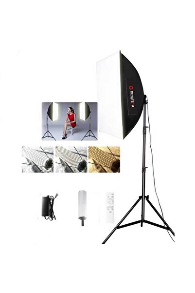 Deyatech Softbox 60x90cm 120w 3000-5500k Led Video Ve Fotoğraf Çekim Işıgı