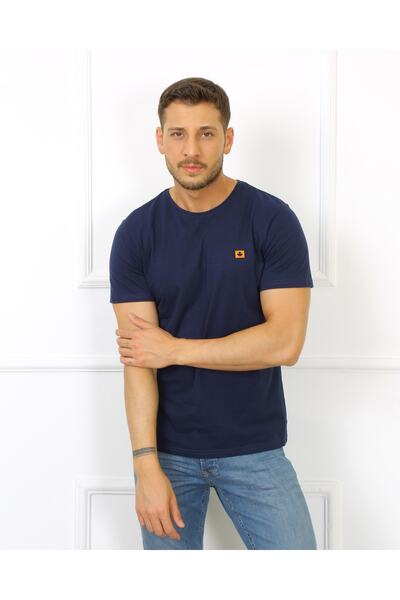 UOMOPARK Μπλουζάκι 2706 Flame Single Jersey Regular Fit Basic T-shirt