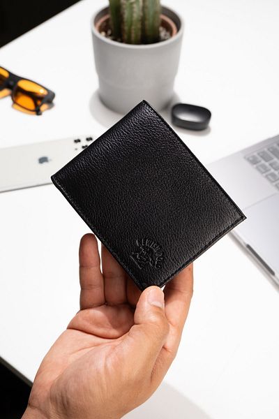 Newish Milet Genuine Calfskin Men's Wallet