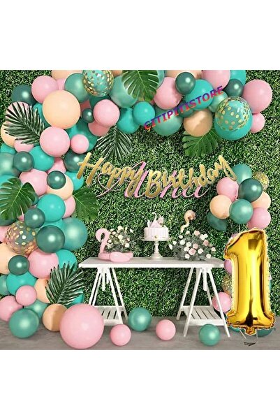 DÜVENCİ TİCARET Set de lanțuri de baloane de lux de 1 an