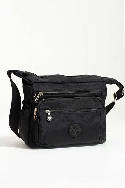 Lifonbag Geantă de umăr Crinkle cu 8 compartimente pentru femei