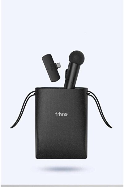 Fifine M6 Kablosuz Yaka Mikrofonu - Youtuber - Tiktok - Android - Type C Bilgisayar