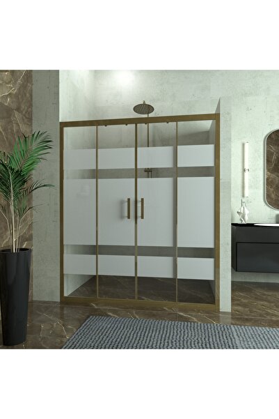 TEKNO DUŞ DUŞAKABİN TEKNE VE KÜVET SİSTEMLERİ BRONZE CASTOR 6mm Kumlamalı Cam...