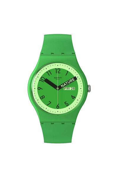 Swatch Proudly Green Unisex Wristwatch SO29G704