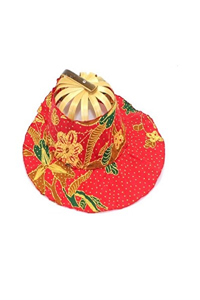 MÜJÜNÜN HEDİYELERİ Bambu Yelpaze Şapka 2 in 1