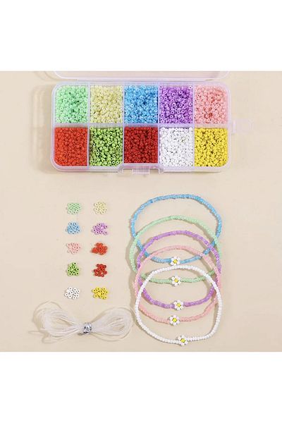 yiğit aksesuar Jewelry Making Hobby Bead Set Sand Bead Fish Tape