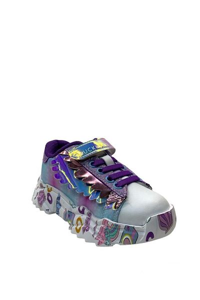 BUCKHEAD Adidași CINDY, ortopedici, pentru fete, cu sclipici liliac