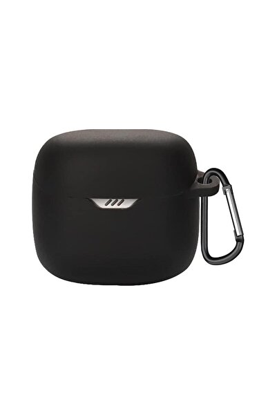 Microsonic JBL Tune Flex Uyumlu Mat Silikon Kılıf Siyah